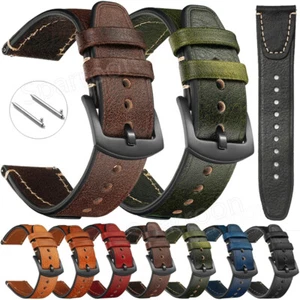 18/20/22mm Classic Leather Band Strap For Huawei Watch GT 5 4 3 2 2e 41/42/46mm - Picture 1 of 16