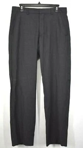 Banana Republic Mens Gray Straight Leg Business Career Wool Trouser Pants 31/32 - Picture 1 of 10