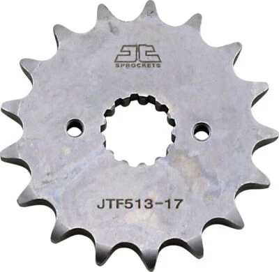 For Suzuki GS 450 L 1985-1987 JT Silver Front Sprocket 17T 530 JTF513.17 - Image 1 of 4