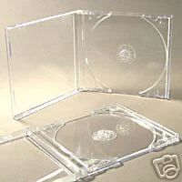 100 PREMIUM CD JEWEL CASES COMPLETE WITH CLEAR TRAYS & 24H DEL / UK MADE - Image 1 of 1