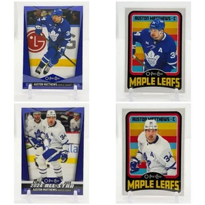 2024-25 O-Pee-Chee Auston Matthews Blue & Retro Lot (Base #7 & All-Star #535) - Bild 1 von 9