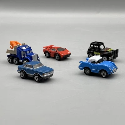 Vintage 1980s Galoob Micro Machines Cars Lot Of 5 Lamborghini Chevrolet Jeep - Image 1 of 4