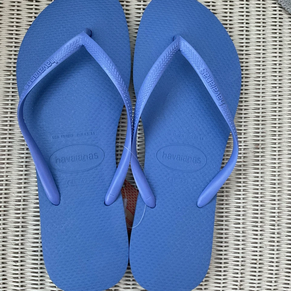 🌟Havaianas Slim Bright Blue UK 8 EU 41/42 Flip Flops, New🌟 - Image 1 of 4