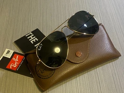 RayBan RB3025 Aviator Grande Metal 001/58 58014 3p Polarizado con Estuche Foto 1 de 4