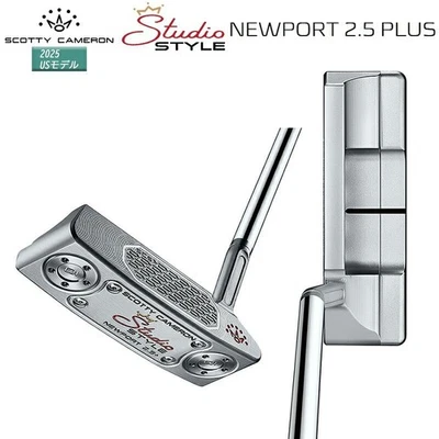 NEU Scotty Cameron Studio STYLE NEWPORT 2.5 PLUS 2025 US Modell Putter 35 in HC - Bild 1 von 4