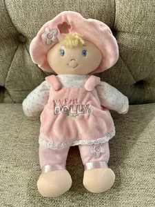 Baby Gund My First Dolly rosa Baby Kleinkind Stofftier Plüsch Lovey 13 Zoll - Bild 1 von 4