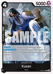 Kuzan RARE OP11-084 A Fist Of Divine Speed OP TCG - Picture 1 of 1