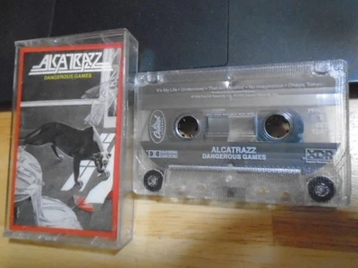 RARE OOP Alcatrazz CASSETTE TAPE Dangerous Games 1986 metal Quiet Riot Rainbow ! - Image 1 of 2
