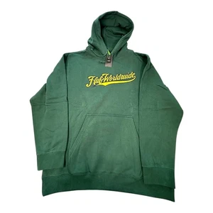 HUF Worldwide Crackerjack P/O Hoodie Mens XXL Forest Green Pullover Sweatshirt - Picture 1 of 10