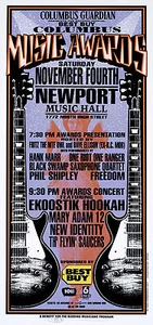 Columbus Music Awards POSTER Ekoostik Hookah Black Swamp Arminski - Picture 1 of 1