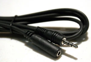 6ft. 6' 3.5mm Stereo Male to 3.5mm Stereo Female Extension Patch Cable USA Ship - Picture 1 of 4