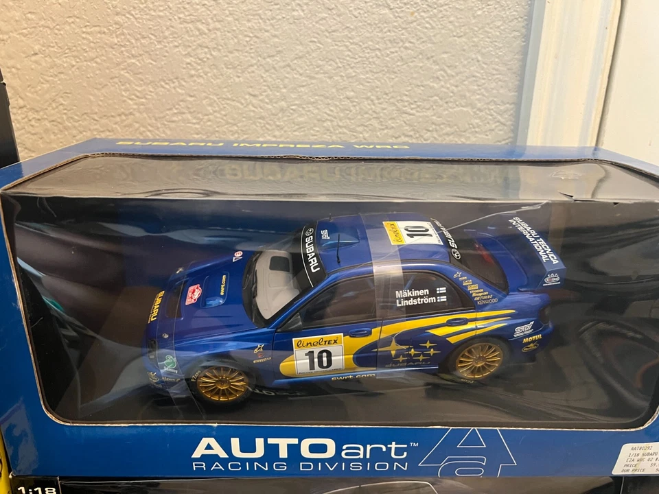 Auto art collectable model 1:18 scale Subaru Impreza WRC - Image 1 of 2
