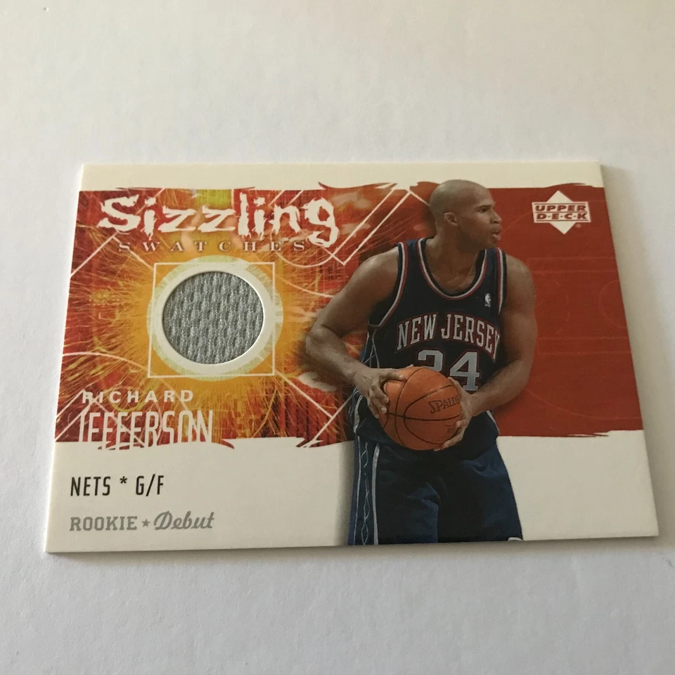 2005-06 Upper Deck New Jersey Nets Richard Jefferson Rookie Relic Card #SS-RJ - Image 1 of 3