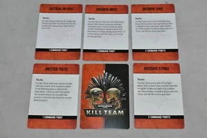 Kill Team Arena Promo Campaign Tactics Karten Set Warhammer 40K Vigilus OOP - Bild 1 von 8