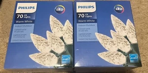 Philips 70 C6 Lights Warm White Indoor/Outdoor Pack of 2 NIB - Picture 1 of 2