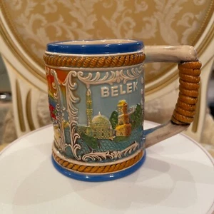 TURKEY🍵3D SOUVENIR CERAMIC MUG✅KEMER BELEK ANTALYA BUILDINGS🍵COLLECTIBLE CUP🎗 - Picture 1 of 7