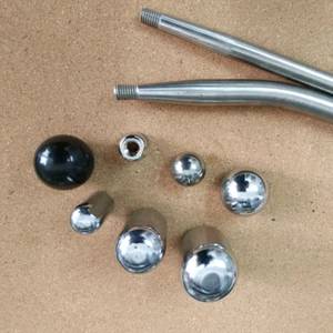 2 dent rod set w/ 7 balls for all Sax neck and small bore instruments 2024 NEW - Picture 1 of 11