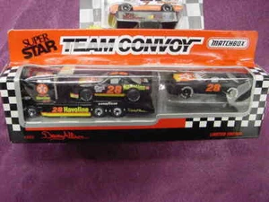 Matchbox Davey Allison Team Convey 1993 Car and Carrier - Picture 1 of 3