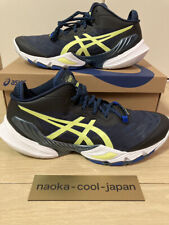 Asics Men's Volleyball Shoes METARISE 1051A058 401 / French Blue/Glow Yellow 2E