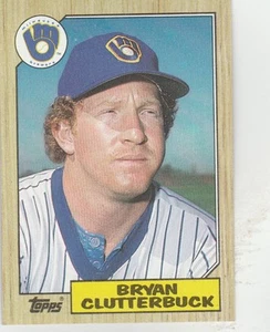 FREE SHIPPING-MINT-1987 (BREWERS) Topps #562 Bryan Clutterbuck - Picture 1 of 1