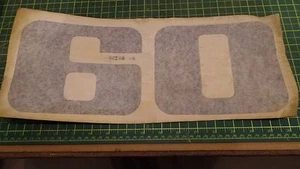 HUGE CONDOR MODEL NO. 60 DECAL STICKER 40103-006, 40103006, NIB, N.O.S - Picture 1 of 6