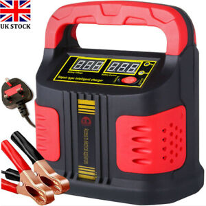 3-stage charging 350W Heavy Duty Smart Car Battery Charger Pulse Repair 12V 24V