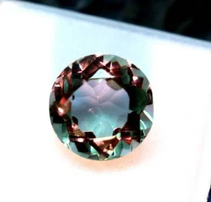Alessandrite Naturale 4,20Carati Taglio Tondo Sfaccettato Certificato CGI Migliore Qualità - Foto 1 di 6