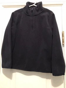 GAP KIDS BOYS HALF ZIP MOCK NECK 100% POLYESTER SIZE XS NAVY - Picture 1 of 1