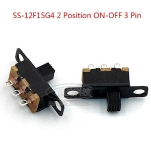 Mini 2 posiciones ENCENDIDO-APAGADO 3 pines deslizable panel PCB alimentación microinterruptor SPDT microswitch - Imagen 1 de 4