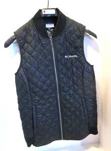 Columbia Omni Heat Puffer Vest Women’s Size Small Black - Picture 1 of 3