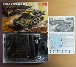 ACADEMY 1398 - M3A1 STUART LIGHT TANK - 1/35 PLASTIC KIT - Picture 1 of 1