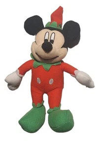 Mickey Mouse Christmas Plush Elf 2020 Disney Holiday Stuffed Toy- 9” - Picture 1 of 4
