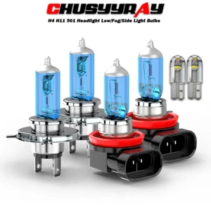 For Volvo C70 2006-2013 White LED Xenon LED Low/Fog/Side Headlight Bulbs Set 6PC - Picture 1 of 12