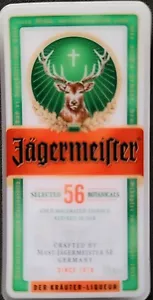 PEGATINA JAGERMEISTER “LA BOTELLA” 1 3/4 X 3 1/2” GRUESA BRILLANTE EXTERIOR IMPERMEABLE - Imagen 1 de 3