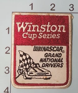 Winston Cup Series Patch NASCAR Grand Nationals Driver Vintage Ricamo - Foto 1 di 1