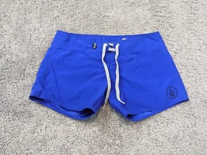 Volcom Shorts Womens Waist 29"  Beach Surf Swim Blue Pure Function - Picture 1 of 9