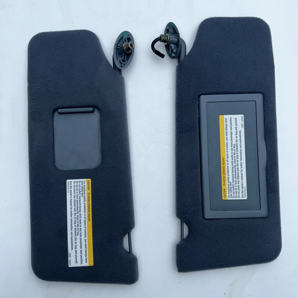 Juego de pares de parasoles Chevy Monte Carlo Lumina 1995-1999 conductor pasajero azul oscuro Foto 1 de 4