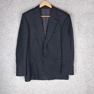 CHAQUETA BLAZER HOMBRE PAUL SMITH 100% LINO talla 50 M AZUL MEDIO AZUL MARINO MUY NUEVA Foto 1 de 4
