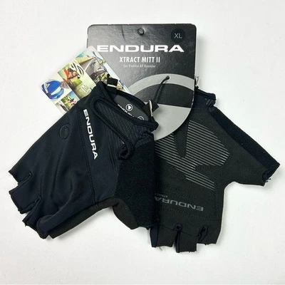 Luvas sem dedos Endura Black Xtract Mitt II ciclismo tamanho XL - Imagem 1 de 4