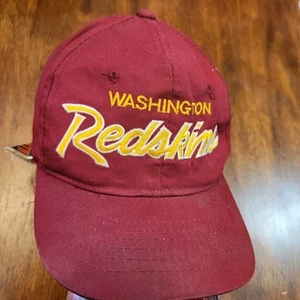 Vintage Washington Redskins Hat SnapBack Youth Sports Specialties Script Logo - Picture 1 of 8