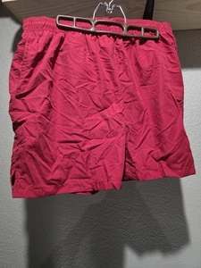 Panama Jack Red Swim Trunks Mesh Lined Men's Size XL W/ Pockets - Picture 1 of 6