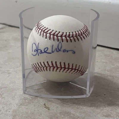 Hal Morris Autographed signed Baseball Cincinnati Reds MLB ROMLB Rawlings Case - Image 1 of 4