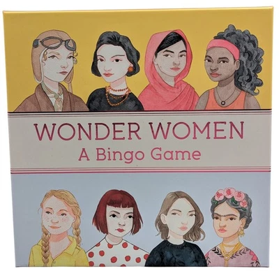 LAURENCE KING PUBLISHING Wonder Women Bingo Game Inspirational Women Educational Board Brand New Sealed