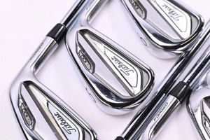 Titleist T100 2019 Irons / 4-PW / Regular Flex AMT Tour White R300 Shafts - Picture 1 of 7