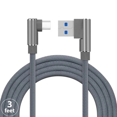 Cabo de carregamento rápido USB para USB-C para Samsung Galaxy S23 S22 S21 S20 S10 3/6/10 pés - Imagem 1 de 4