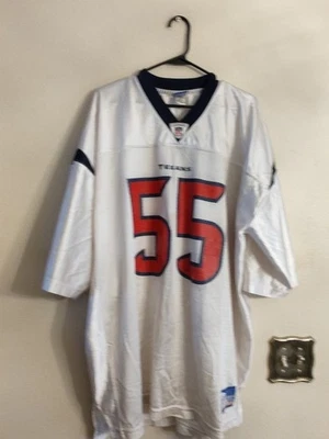 Мужская футболка Reebok Jamie Sharper Houston Texans Reebok белая No55 размер 3XL / 3TG - Изображение 1 из 4