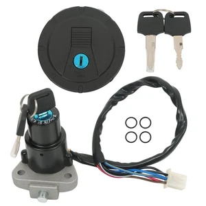 Fit For Kawasaki KLR650 87-07 Motorcycle Fuel Tank Cap Ignition Lock New - Picture 1 of 13