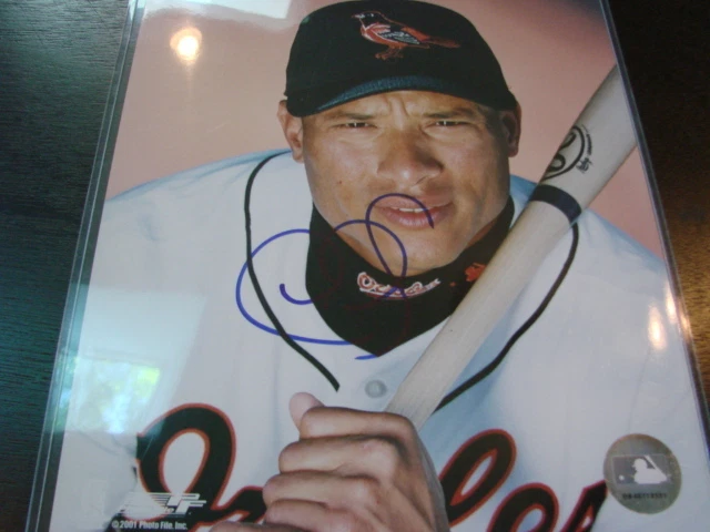 Foto autógrafa/firmada de David Segui 8 X 10 Orioles de Baltimore Foto 1 de 1
