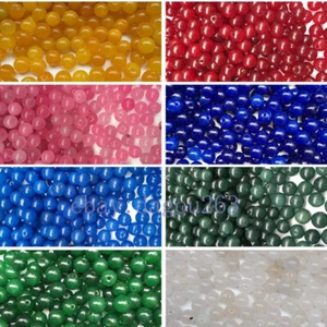 500 Stck. Jadeit Eine Menge Bunte Runde Perlen Zum Selbermachen Zubehör (10 mm) - Bild 1 von 6