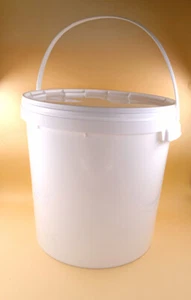Druckdeckeleimer 33L Hobbock mit Kunststoffgriff für Honig - Picture 1 of 3